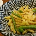 のりてぃｓｘ's cooksnap of when they made お弁当にも★インゲンとじゃがいも炒め.