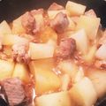 クック6HN6DI☆'s cooksnap of when they made 豚角切り肉と大根の五香粉炒め煮.