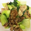 ＊クロミント＊'s cooksnap of when they made 青梗菜と豚バラ肉のニンニクバター醤油炒め.