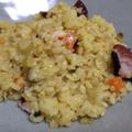 豆とオリーブ's cooksnap of when they made 絶品！シーフードピラフ.