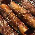 shirofusa's cooksnap of when they made 甘辛だれ！チーズin竹輪の豚肉巻き.