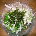 みみりん♪♪'s cooksnap of when they made 糖質制限♪水菜と大根のしゃきしゃきサラダ.