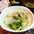kyonceltic's cooksnap of when they made 鶏と大根の煮物 ＊生姜香る和風餡＊.