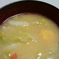 ぜんざいもち。's cooksnap of when they made 簡単！白菜と人参、ふんわり卵のお味噌汁.