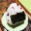 ☆あいちゃん's cooksnap of when they made 簡単♪お茶漬けのような紫葉漬けおにぎり.