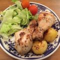 Azu1234's cooksnap of when they made チキンとポテトのハニーマスタードロースト.