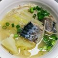 myとんすけ's cooksnap of when they made 美味しいさばの水煮缶で味噌スープ.
