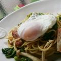 ゆかぞう's cooksnap of when they made 菜の花とベーコンの和風パスタ.