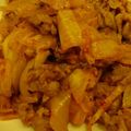 kam嫁's cooksnap of when they made 絶品すぎて困る！！豚キムチ炒め.