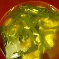 kam嫁's cooksnap of when they made ニラ玉スープ.