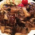 アミマティ's cooksnap of when they made 簡単和風キノコおろしハンバーグ.