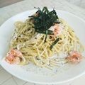 そうジロー's cooksnap of when they made ゆかり香る✤海老クリームパスタ.