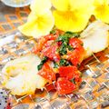 makichihua's cooksnap of when they made タラのムニエル カプレーゼソース.