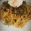 minnaco's cooksnap of when they made 納豆と豚ひき肉の和風パスタ.
