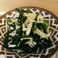 mai2key's cooksnap of when they made えのきとわかめの簡単和え物☆.