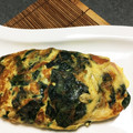 あんころんぬ's cooksnap of when they made ちぢみほうれん草のオムレツ.