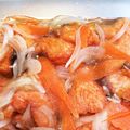owayou's cooksnap of when they made 子どもも食べやすい！まろやか鮭の南蛮漬け.