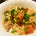 chie．co's cooksnap of when they made 簡単！豚肉とトマトの卵炒め.