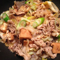 たつみきママ's cooksnap of when they made 豚肉とこんにゃく、長ネギの炒め煮.