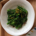 mana★mana's cooksnap of when they made 菜の花の洋風マスタード和え.