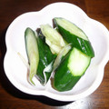 だりちな's cooksnap of when they made きゅうりとみょうがの浅漬け.