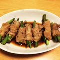 くるちゃん☆'s cooksnap of when they made 豚肉のいんげん巻き.