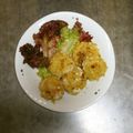 crabapples's cooksnap of when they made 【柿の種】と【鶏ひき肉】でチキンボール♪.