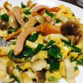 ♡misannie♡'s cooksnap of when they made ウインナー玉子炒め.