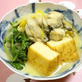 Haru Haru's cooksnap of when they made 牡蠣と厚揚げの味噌煮.