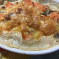 クックCWJNGN☆'s cooksnap of when they made サーモンと豆腐の味噌豆乳グラタン☆.