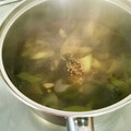 ｺｱﾗ's cooksnap of when they made お家で簡単焼肉屋さんのワカメスープ.