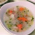 クックU8XZ6O☆'s cooksnap of when they made 風邪撃退‼ポカポカとろっ蓮根スープ.