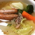 borsch's cooksnap of when they made 味噌が隠し味　簡単ポトフ.