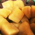 ゆーひmama's cooksnap of when they made さつまいもの甘煮.