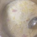 ユチョン1217's cooksnap of when they made 白菜とベーコンのミルクスープ.