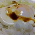 きつねどんべい's cooksnap of when they made 必ず半熟の目玉焼き丼.