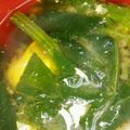 ♥ミルクティ♥'s cooksnap of when they made 簡単♪卵とほうれん草の春雨スープ.