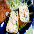 ＴＯＭＯＷＡＴ's cooksnap of when they made カニ缶と三つ葉の卵焼き.