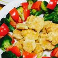 ノエル・ギャラガー's cooksnap of when they made 鶏胸肉のサクサクナゲット風マヨフリット.