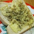 MoNaMi✿'s cooksnap of when they made ちりめんじゃこ＆チーズトースト.