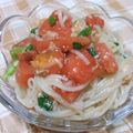 sato04's cooksnap of when they made 爽やかレモンのツナ・トマそうめん.