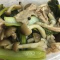 -sen-'s cooksnap of when they made 小松菜と豚肉のポン酢炒め.