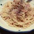 川北のフランカー's cooksnap of when they made 牛乳のみでクリーミー＆全卵でカルボナーラ.