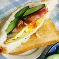 リトルシスター's cooksnap of when they made 簡単ランチ☆食パンピタパン☆.