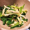 Achans's cooksnap of when they made 超簡単！調味料は1つだけで絶品小松菜炒め.