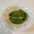 violets's cooksnap of when they made スナップエンドウの胡麻和え お弁当にも.