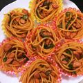 ぐうたら主婦みん's cooksnap of when they made お弁当に！彩りGood☆冷凍ナポリタン.