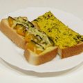 まんまるまうちゃん's cooksnap of when they made かぼちゃの煮物で♪　マヨチートースト＊.