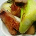 NAOばあさん's cooksnap of when they made 厚切りベーコンと長ネギの炒め♡.