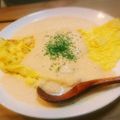 てきとー桃子's cooksnap of when they made たらこクリーム＊ふんわり茸オムレツ.